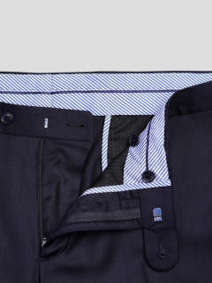 Costume Complet Bleu Marine Grande Taille