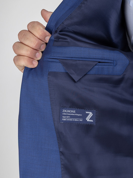 Costume Complet Bleu Grands Drapiers Grande Taille