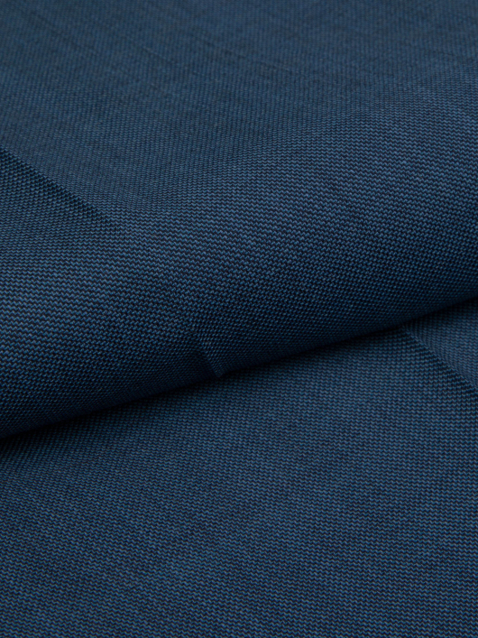 Pantalon de Costume Faux-Uni Grande Taille Bleu Indigo