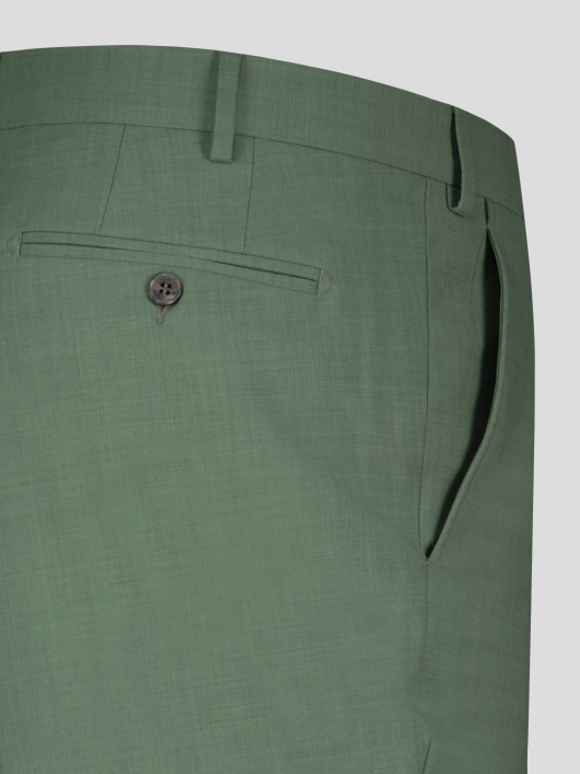 Pantalon de Costume Grande Taille Vert