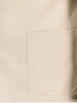 Veste Demi-Doublée Texturée Grande Taille Beige