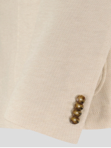 Veste Demi-Doublée Texturée Grande Taille Beige