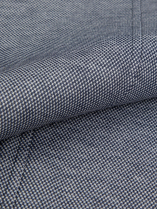 Veste Demi-Doublée Texturée Grande Taille Marine