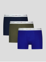 Boîte 3 Boxers Grande Taille Marine/Bleu/Kaki