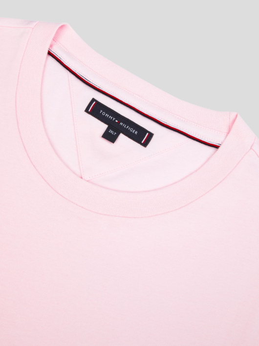 Tee-Shirt Uni Grande Taille Rose Clair