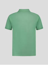 Polo Piqué Uni Grande Taille Vert