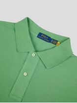 Polo Piqué Uni Grande Taille Vert