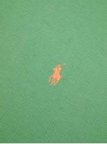 Polo Piqué Uni Grande Taille Vert