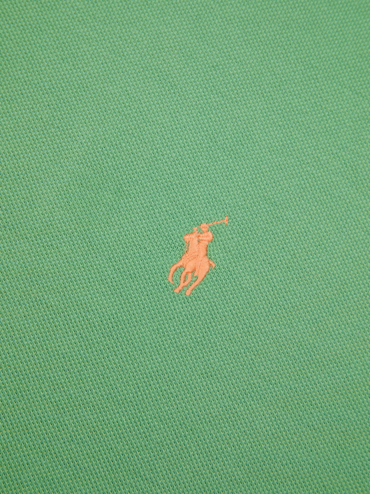 Polo Piqué Uni Grande Taille Vert