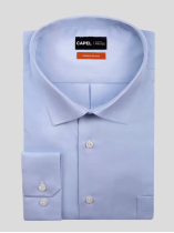 Chemise Coton Grande Taille Bleu | Capelstore