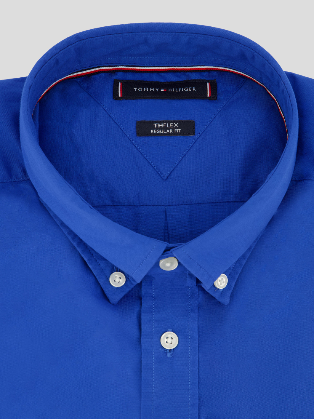 Chemisette Popeline Grande Taille Bleu Indigo