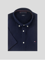 Chemisette Popeline Grande Taille Bleu Marine