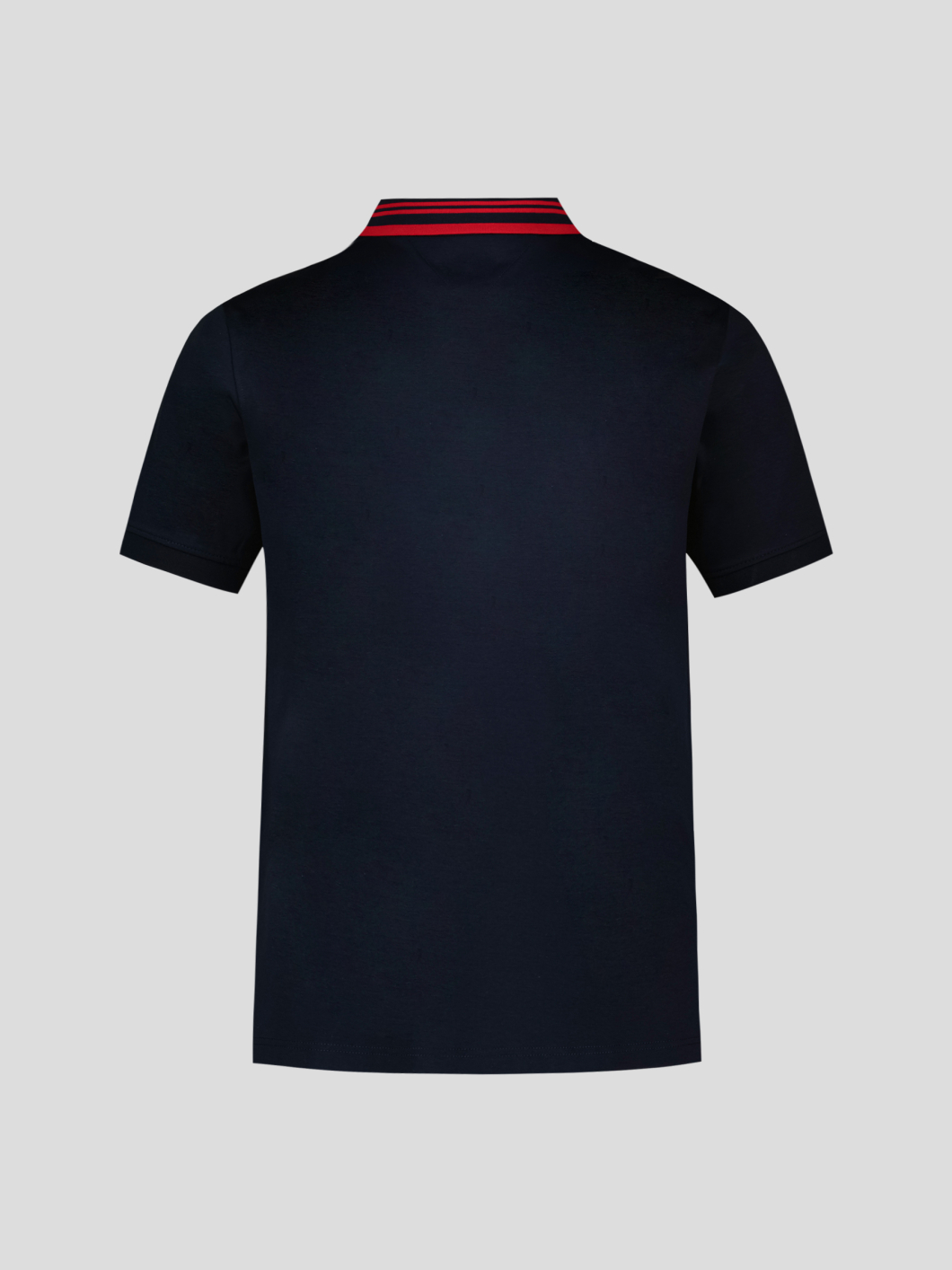 Polo Mercerisé Liserés au Col Grande Taille Marine