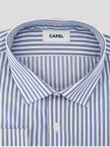 Chemise Rayée Max Grande Taille Marine et Blanche