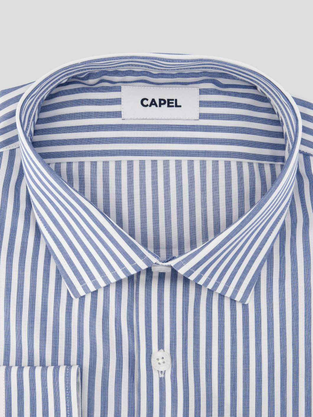 Chemise Rayée Max Grande Taille Marine et Blanche