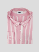 Chemise Rayée Ralph Grande Taille Rose et Blanche