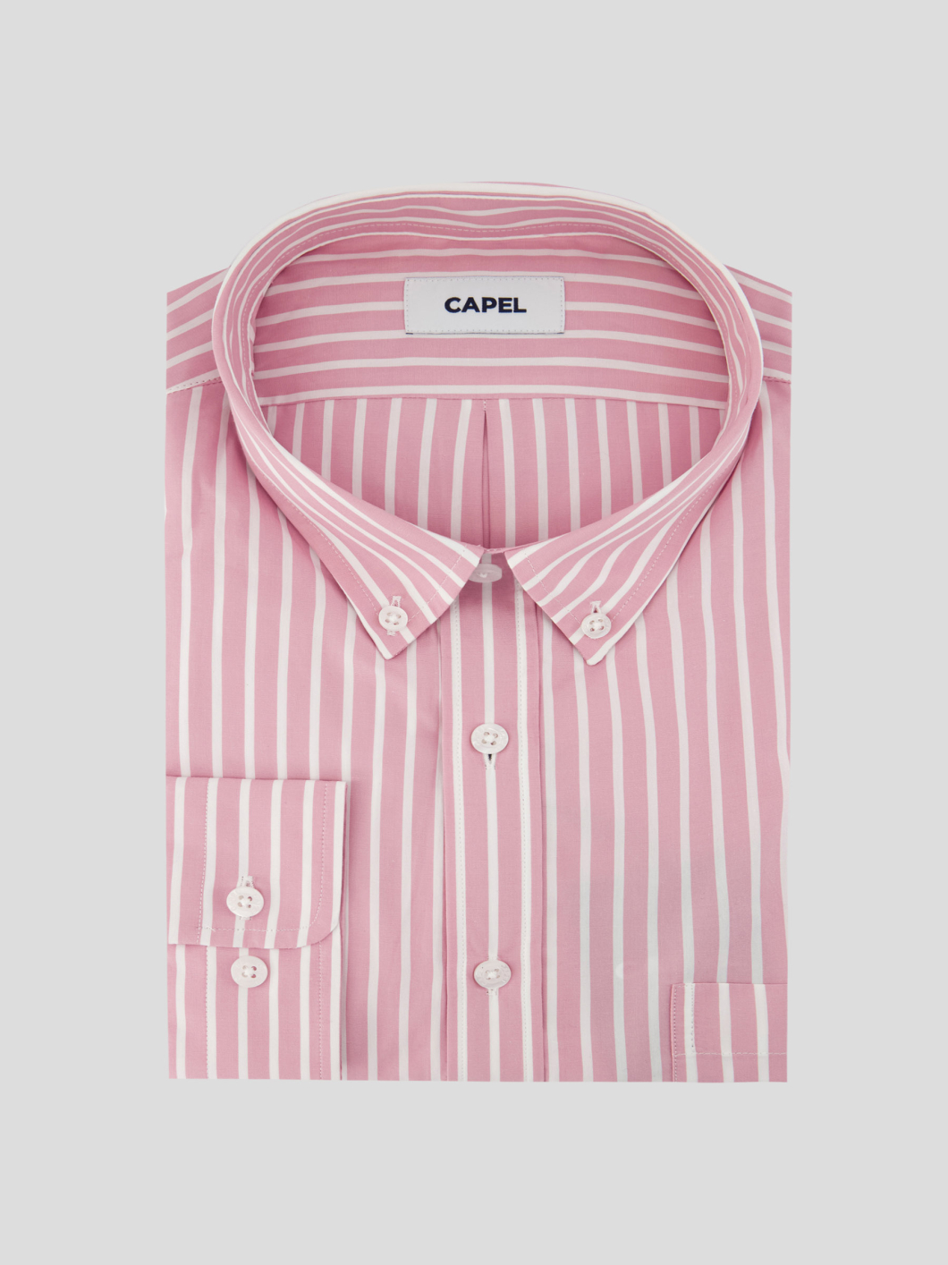 Chemise Rayée Ralph Grande Taille Rose et Blanche