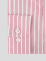 Chemise Rayée Ralph Grande Taille Rose et Blanche