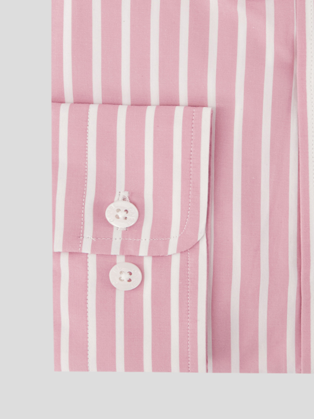 Chemise Rayée Ralph Grande Taille Rose et Blanche