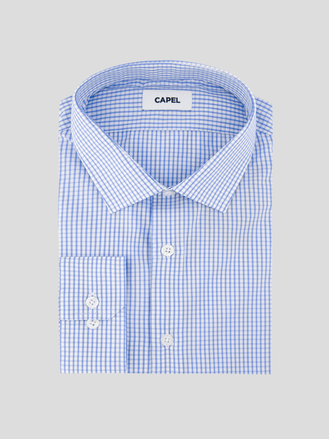Chemise à Carreaux Max pour Homme Grand Bleue et Blanche