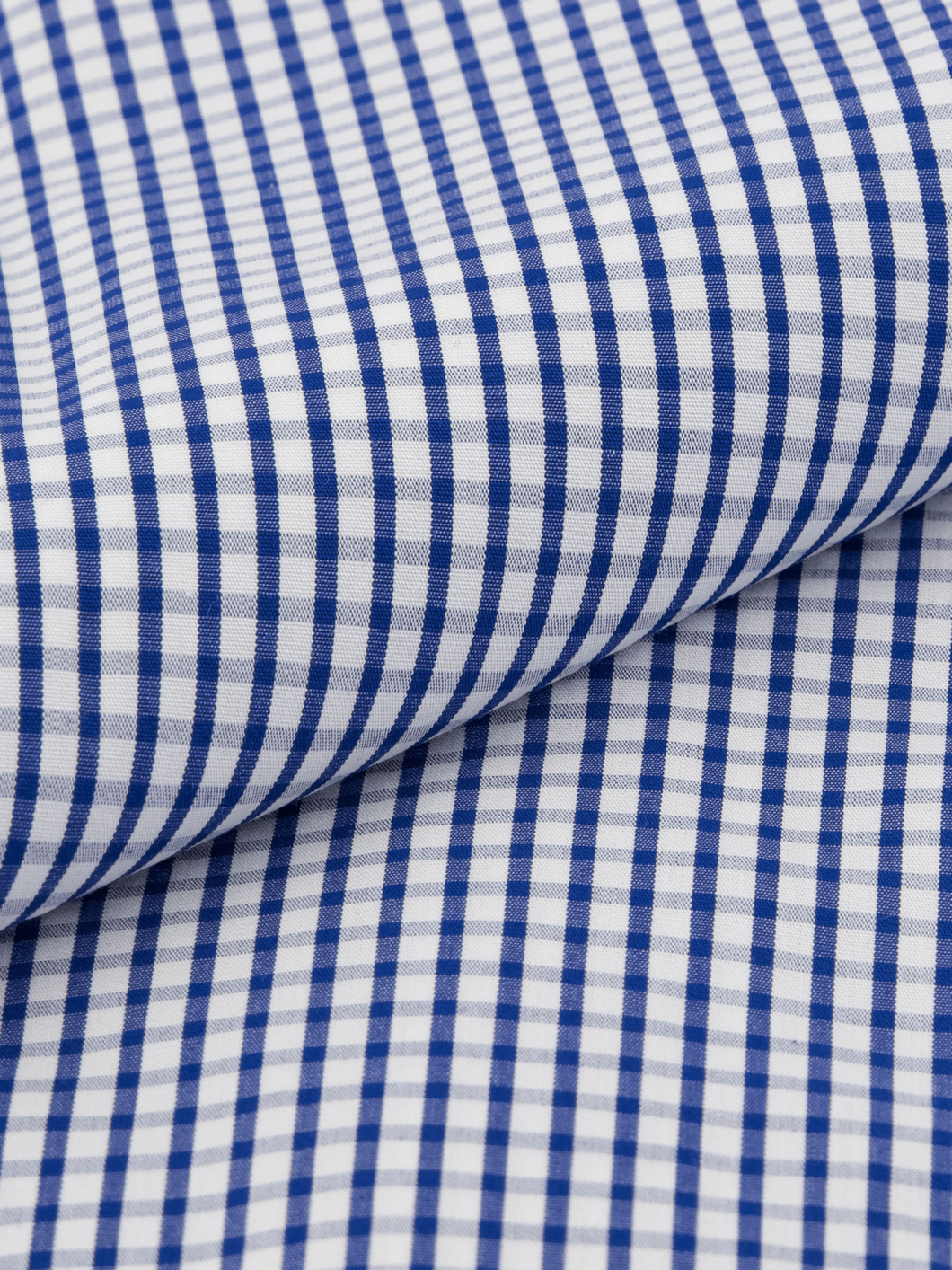 Chemise à Carreaux Max-Léo Grande Taille Marine et Blanche