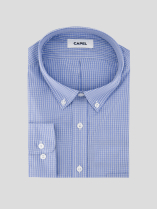 Chemise à Carreaux Ralph Grande Taille Bleue et Blanche