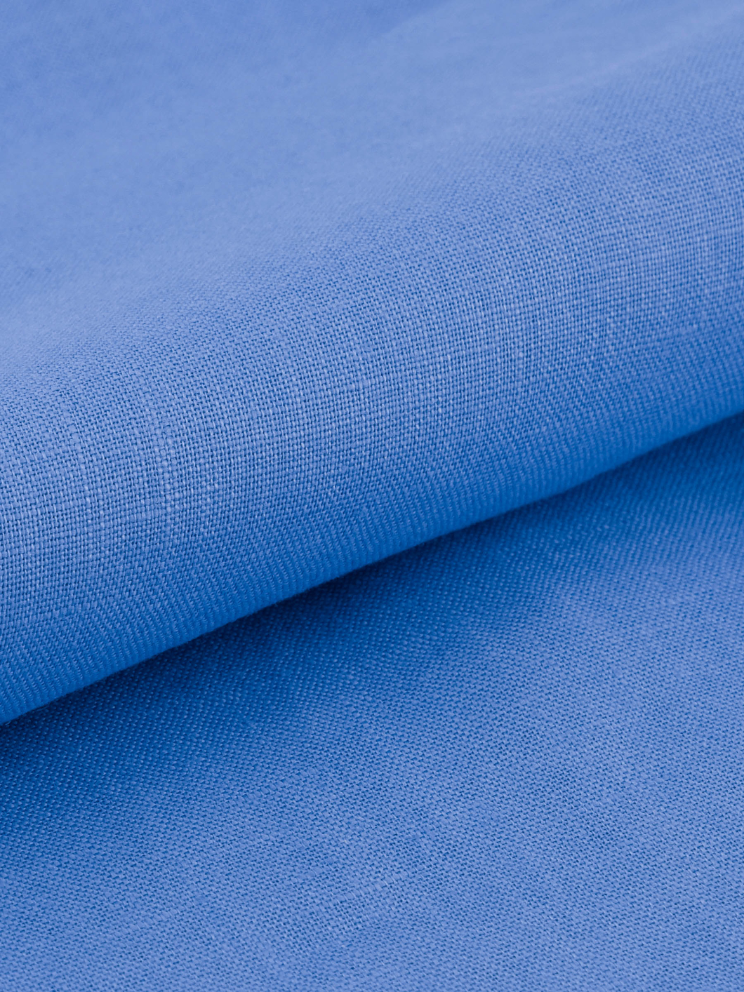 Chemise en Lin Ralph Grande Taille Bleu Azur