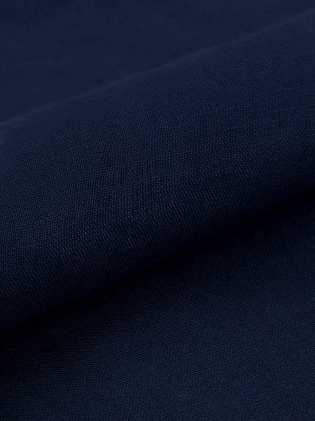 Chemise en Lin Ralph Grande Taille Marine