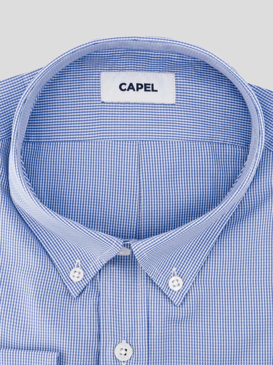 Chemise Vichy Ralph Grande Taille Bleue et Blanche