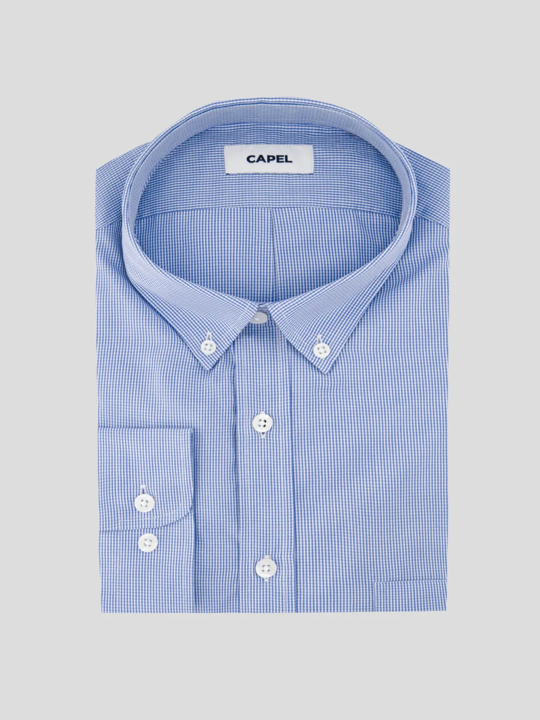 Chemise Vichy Ralph pour Homme Grand Bleue et Blanche