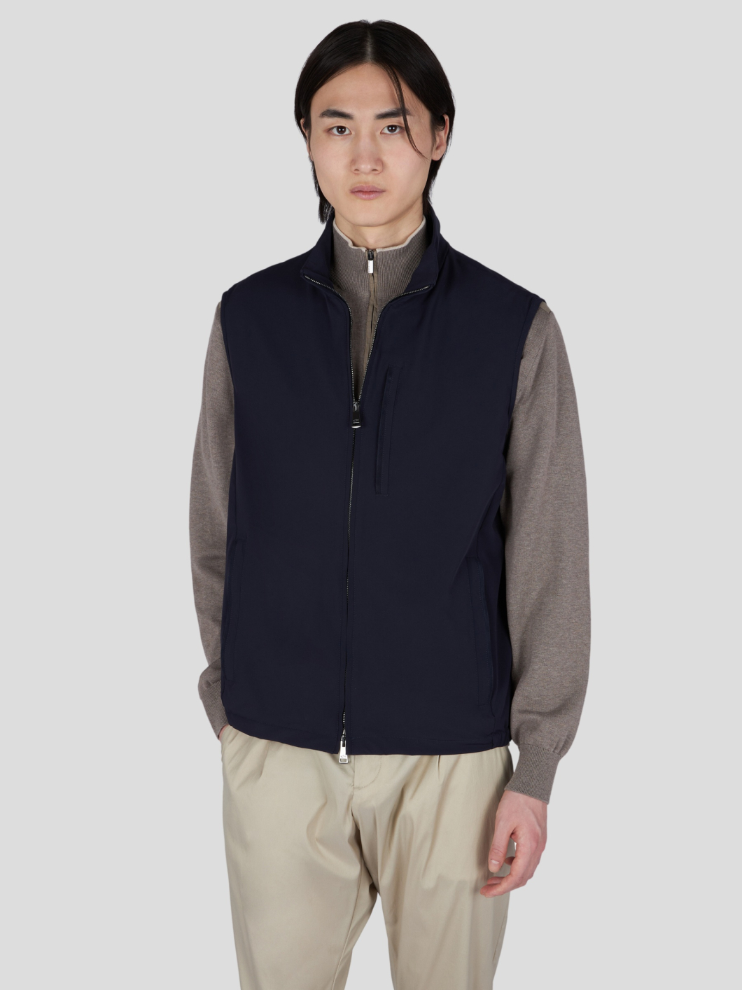 Blouson sans Manches Dynamic Stretch Grande Taille Marine