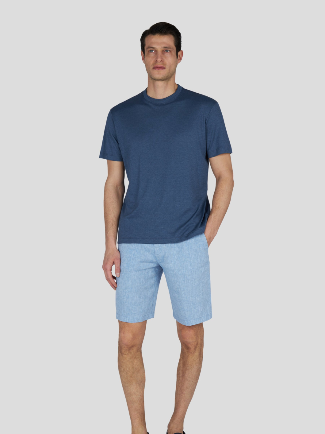 Tee-Shirt Jersey Grande Taille Bleu