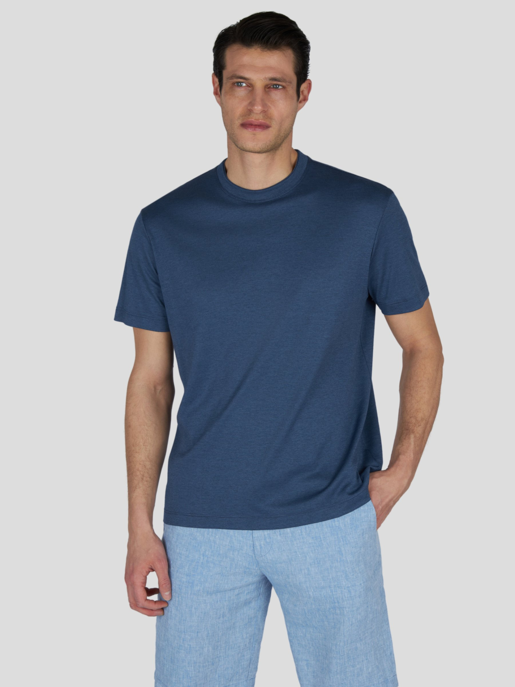 Tee-Shirt Jersey Grande Taille Bleu