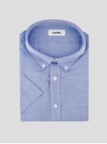 Chemisette Faux-Uni Zack Grande Taille Bleue