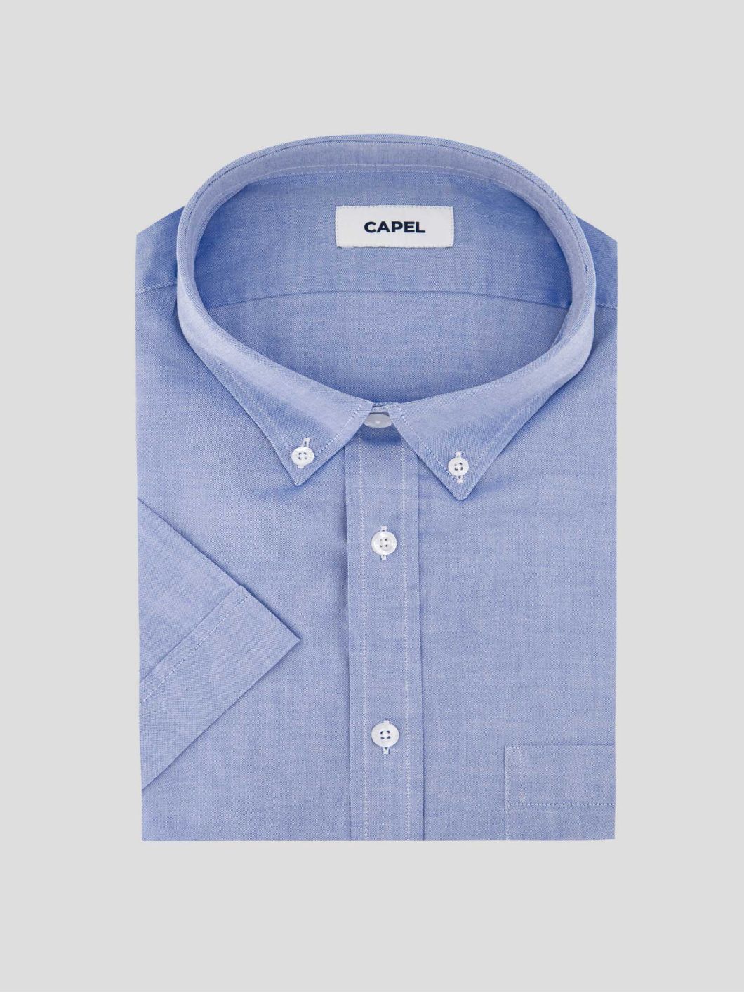 Chemisette Faux-Uni Zack Grande Taille Bleue