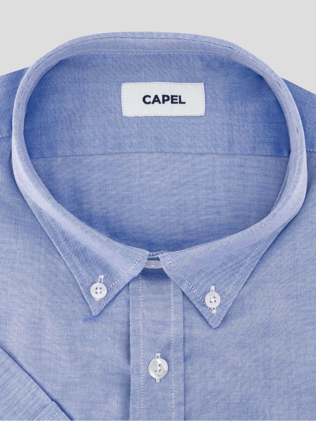 Chemisette Faux-Uni Zack Grande Taille Bleue