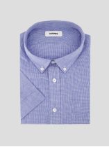 Chemisette Zack Grande Taille Bleue et Blanche