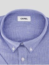 Chemisette Zack Grande Taille Bleue et Blanche