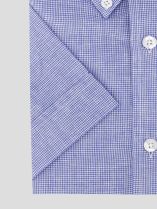 Chemisette Zack Grande Taille Bleue et Blanche