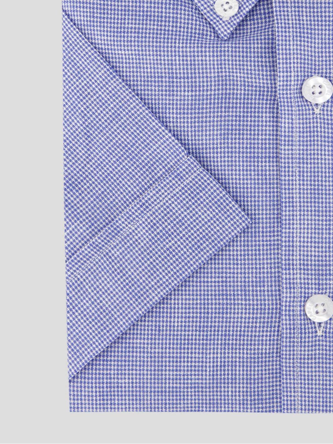 Chemisette Zack Grande Taille Bleue et Blanche