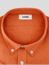 Chemisette en Lin Zack Grande Taille Terracotta