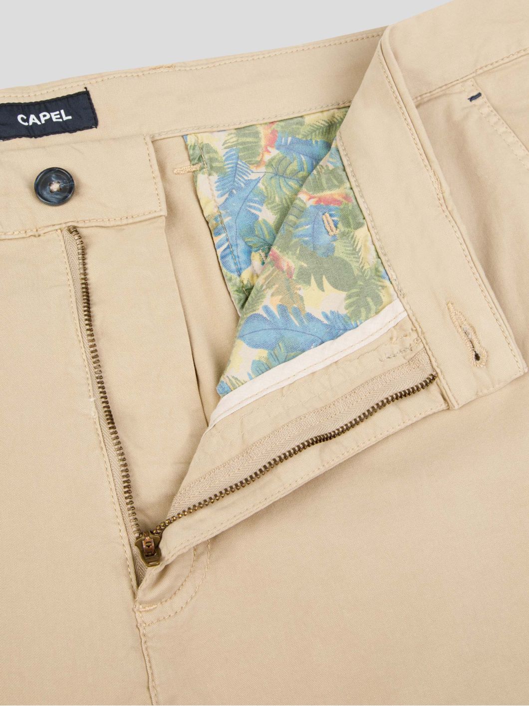 Pantalon Chino Alex Grande Taille Beige