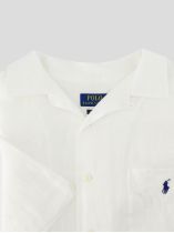 Chemisette en Lin Grande Taille Blanc