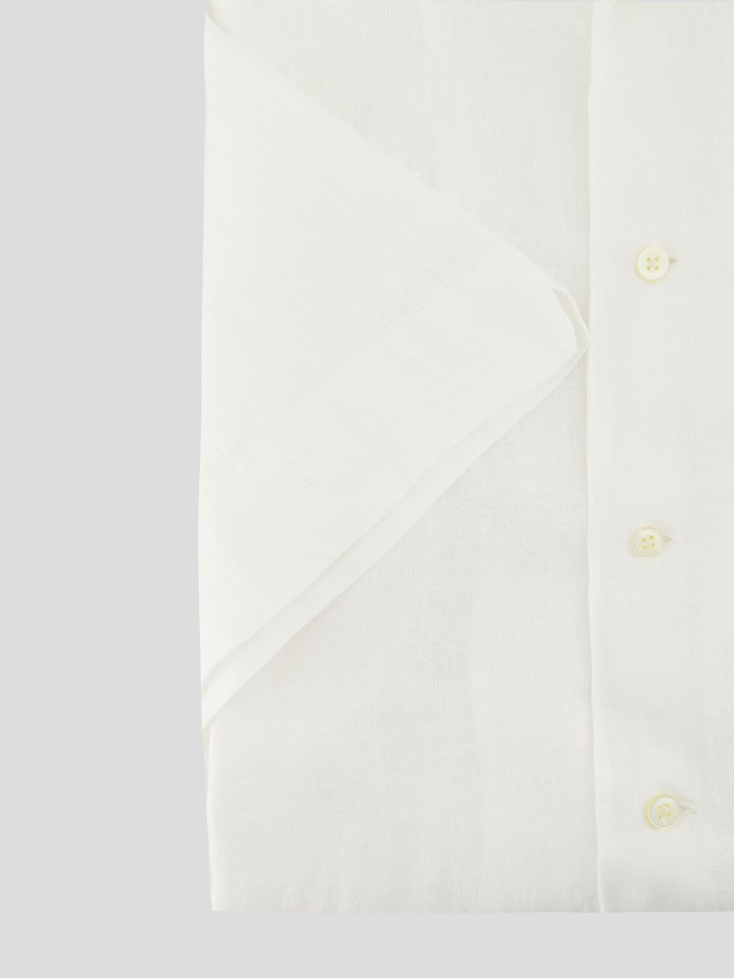 Chemisette en Lin Grande Taille Blanc