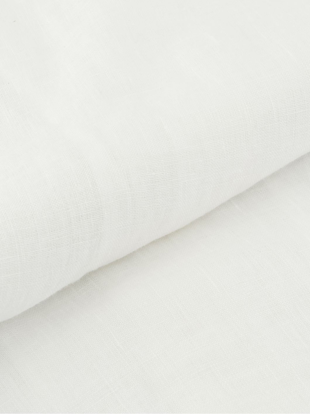 Chemisette en Lin Grande Taille Blanc