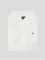 Chemisette en Lin Grande Taille Blanc