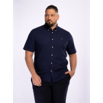 Chemisette Popeline Grande Taille Bleu Marine