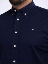 Chemisette Popeline Grande Taille Bleu Marine