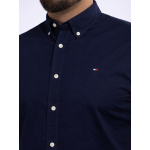 Chemisette Popeline Grande Taille Bleu Marine