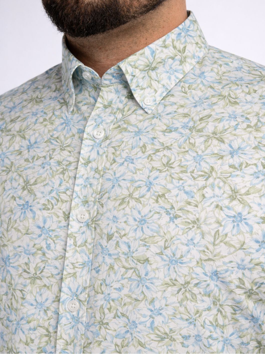 Chemise Gianni Imprimé Fleurs Grande Taille